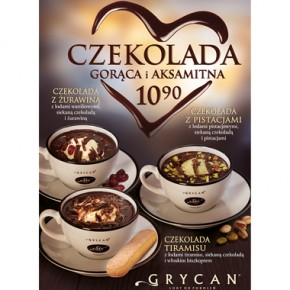 GORĄCE CZEKOLADY W LODZIARNI GRYCAN LODY OD POKOLEŃ
