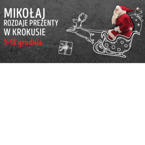 Mikołaj rozdaje prezenty w Krokusie