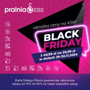 Black Friday w Pralnia EBS!