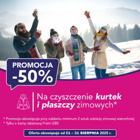 Zimówka w sierpniu? Tak – w pralni EBS nawet -50%!