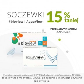 Soczewki #Bioview i Aquaview w świetnej gorącej promocji!