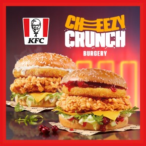 KFC rozgrzewa tej zimy. Poznaj Cheese Crunch Burgers