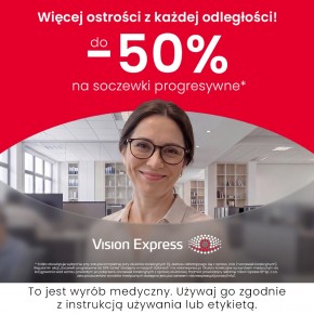 Do -50% na soczewki progresywne!