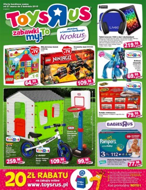 Zabawki w promocyjnych cenach w Toys"R"Us! Sprawdź naszą ofertę!