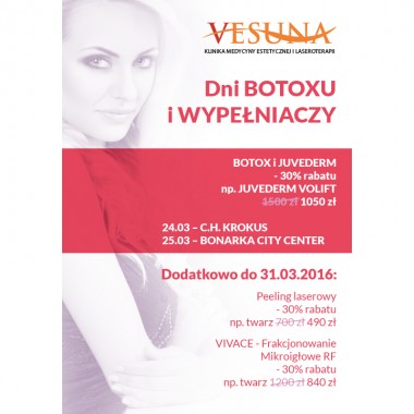 Wiosenne Ceny w Klinice VESUNA
