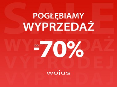 Pogłębiamy wyprzedaż! Rabaty do -70% na wybrany asortyment.