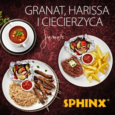 „Granat, harissa i ciecierzyca” w restauracjach Sphinx