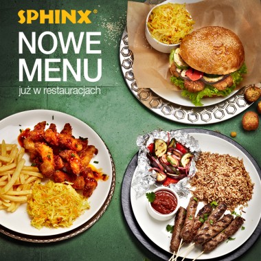 Nowe menu w restauracjach Sphinx 