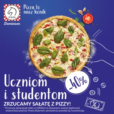 Pizza Dominium – Promocja dla Uczniów i Studentów