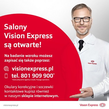 Salony Vision Express są otwarte