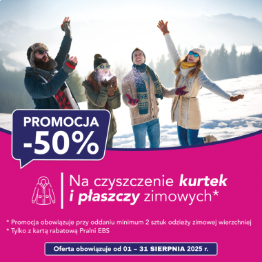 Zimówka w sierpniu? Tak – w pralni EBS nawet -50%!