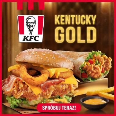 Złota, kurczakowa jesień z KFC - czyli wielki powrót legendarnego sosu Kentucky Gold