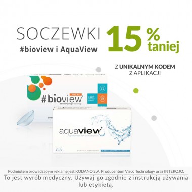 Soczewki #Bioview i Aquaview w świetnej gorącej promocji!
