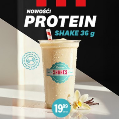 KFC odpala limitowanego shake’a o smaku waniliowym. W środku aż 36 gramów białka! 