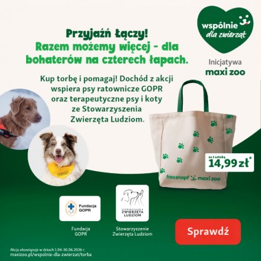Akcja „Przyjaźń Łączy – Wspólnie dla Zwierząt” powraca  – Maxi Zoo ponownie wspiera zwierzęcych bohaterów